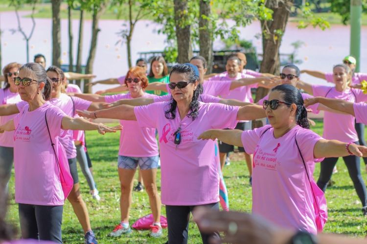 1ª Caminhada da Saúde contra o câncer de mama