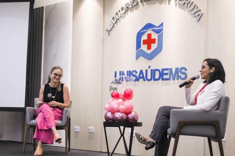 UNISAÚDEMS promove evento de abertura da campanha do Outubro Rosa.